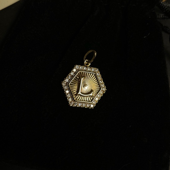 L Hexagon Charm - Picture 3 of 5